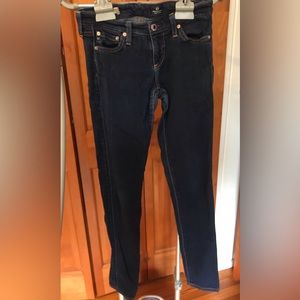 AG “the legging super skinny fit” dark jeans